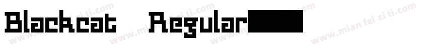 Blackcat Regular字体转换